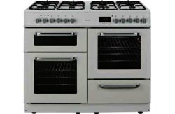 Bush BCLU100DFW Dual Fuel Range Cooker- White/Ins/Del/Rec